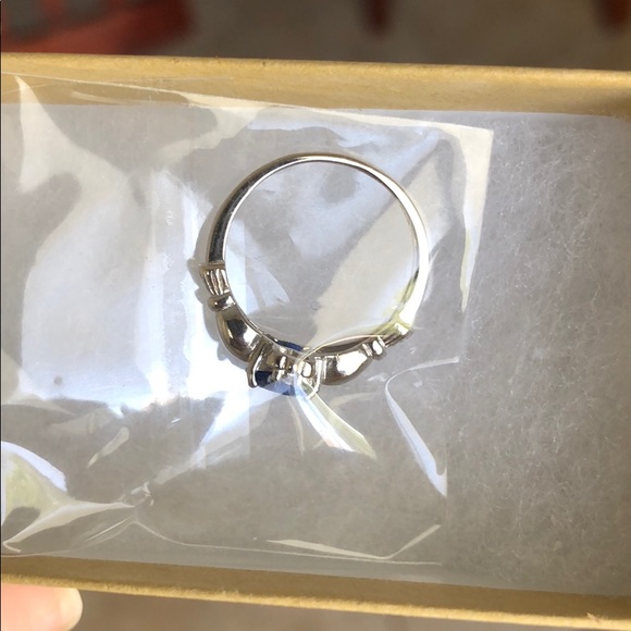 Claddagh Birthstone Ring - Picture 3 of 3